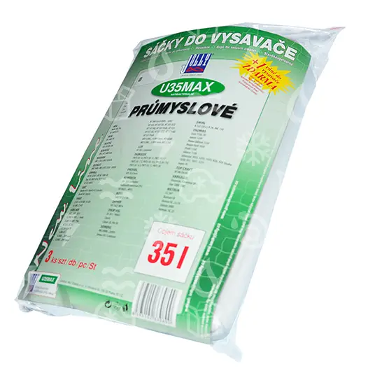 sáčky z mikrovlákna JOLLY U35 MAX, pro průmyslové vysavače, balení 3ks